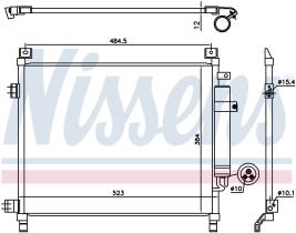 Nissens 940788 - CONDENSADOR NISSAN NOTE(E12)(13-)1.