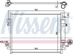 Nissens 940789 - CONDENSADOR NISSAN NOTE(E12)(13-)1.