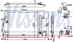 Nissens 941105 - CONDENSADOR FIAT 124 SPIDER(348)(16