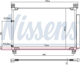 Nissens 941147 - CONDENSADOR LEXUS RX IV(AGL20.GGL25