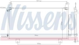 Nissens 941169 - CONDENSADOR HONDA CR-V(RW.RT5.RT6)(