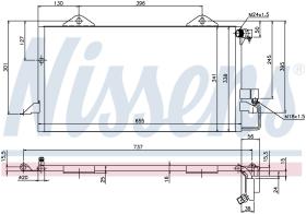 Nissens 94206 - CONDENSADOR AUDI CABRIOLET(B4)(91-)