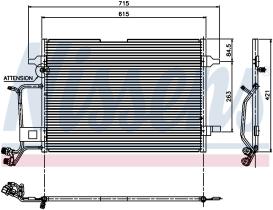 Nissens 94207 - CONDE AUDI A4 (94>) VW PASSAT V (97>)