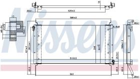 Nissens 94217 - CONDENSADOR FIAT MAREA(185)(96-)1.9