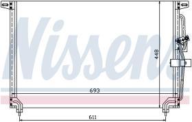 Nissens 94232 - CONDENSADOR VAUXHALL OMEGA(94-)3.2