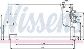 Nissens 94259 - CONDENSADOR SAAB 900(NG)(93-)2.3 I