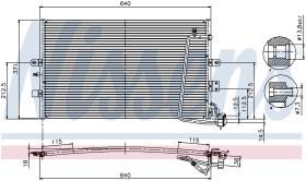 Nissens 94301 - CONDENSADOR SAAB 9-5(YS3E)(97-)2.0