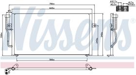 Nissens 94305 - CONDENSADOR VOLVO V40(VW)(95-)1.6 I