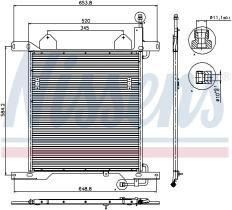 Nissens 94342 - CONDENSADOR DAF 95 XF(97-)380