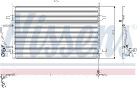 Nissens 94345 - CONDENSADOR AUDI A 8/S 8(4D)(94-)2.