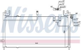 Nissens 94354 - CONDENSADOR MAZDA 323 VII(BA)(94-)1