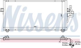 Nissens 94357 - CONDENSADOR MITSUBISHI COLT(CJ-CP)(