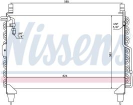 Nissens 94398 - CONDENSADOR MERCEDES S-CLASS W 126(