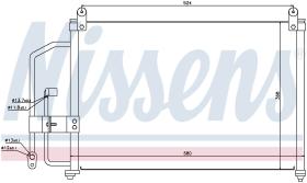 Nissens 94412 - CONDENSADOR DAEWOO LANOS(KLAT)(97-)