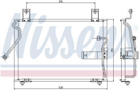 Nissens 94415 - CONDENSADOR KIA SEPHIA(96-)1.5 I