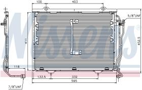 Nissens 94426 - CONDENSADOR MERCEDES CLK-CLASS W 20