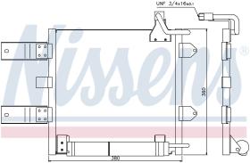 Nissens 94446 - CONDENSADOR VOLKSWAGEN LUPO(6X1.6E1