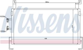 Nissens 94467 - CONDENSADOR DODGE NEON II(00-)2.0 I