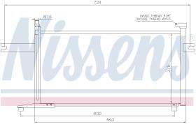 Nissens 94498 - CONDENSADOR NISSAN MICRA/MARCH(K11)