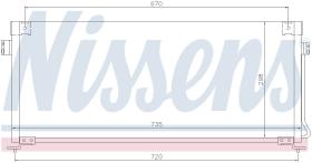 Nissens 94507 - CONDENSADOR SUBARU LEGACY(BD.BG.BK)