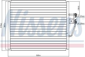 Nissens 94529 - CONDENSADOR BMW 5 E39(95-)520 I