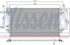 Nissens 94551 - CONDE RENAULT LAGUNA II (03-01>) VEL SATIS (06-02>)