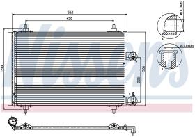 Nissens 94560 - CONDE PEUGEOT 307 HDI (01>10-03)