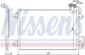 Nissens 94572 - CONDE RENAULT MEGANE SCENIC I (99>)