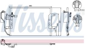 Nissens 94588 - CONDENSADOR MERCEDES A-CLASS W 168(