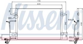 Nissens 94594 - CONDENSADOR AUDI A 4/S 4(B5)(94-)1.