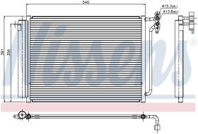 Nissens 94605 - CONDENSADOR BMW X5 E53(00-)X5 4.6IS