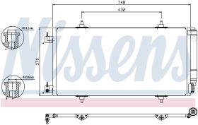 Nissens 94629 - CONDENSADOR PEUGEOT 807(E)(02-)3.0