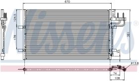 Nissens 94663 - CONDE FORD FOCUS II (09-04>) C-MAX (10-03>)