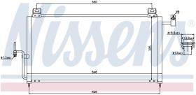 Nissens 94720 - CONDENSADOR MAZDA 323 VIII(BJ)(98-)