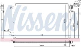 Nissens 94717 - CONDENSADOR FORD THUNDERBIRD XI(02-