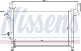 Nissens 94729 - CONDE FORD RANGER (98>) MAZDA B2500 (96>) BT50 (06>)