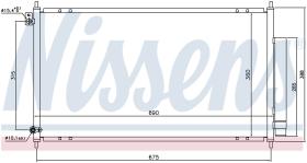 Nissens 94732 - CONDENSADOR HONDA ACCORD  VII(CL.CM