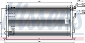 Nissens 94748 - CONDENSADOR MITSUBISHI LANCER(CJ.CP