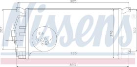 Nissens 94797 - CONDENSADOR PONTIAC AZTEK(01-)3.4