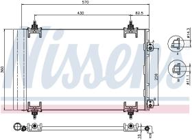 Nissens 94826 - CONDE CITROEN C4 HDI (10-04>) PEUGEOT 307 (10-03>)308