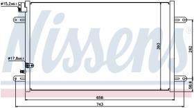 Nissens 94854 - CONDENSADOR AUDI A 6 ALLROAD(C6)(06