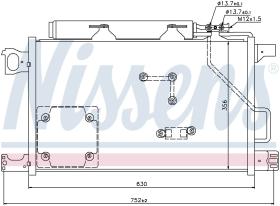 Nissens 94857 - CONDENSADOR MERCEDES C-CLASS W 203(