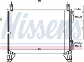 Nissens 94861 - CONDENSADOR SSANG YONG REXTON(02-)2