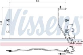 Nissens 94862 - CONDENSADOR SAAB 9-5(YS3E)(97-)2.2