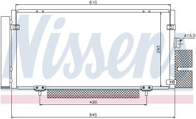 Nissens 94885 - CONDENSADOR SUBARU BAJA(BL.BP)(03-)