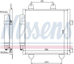 Nissens 94891 - CONDENSADOR TOYOTA AYGO (KGB10.WNB1