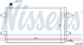 Nissens 94905 - CONDENSADOR VOLKSWAGEN GOLF CABRIOL