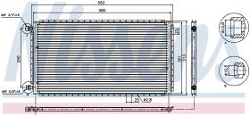 Nissens 94961 - CONDE UNIVERSAL HARRISON (580*304*19)