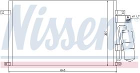 Nissens 94978 - CONDENSADOR CHEVROLET EPICA(KL1)(06