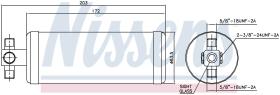 Nissens 95976 - FILTRO A/C UNIVERSAL UNIVERSAL DRYE